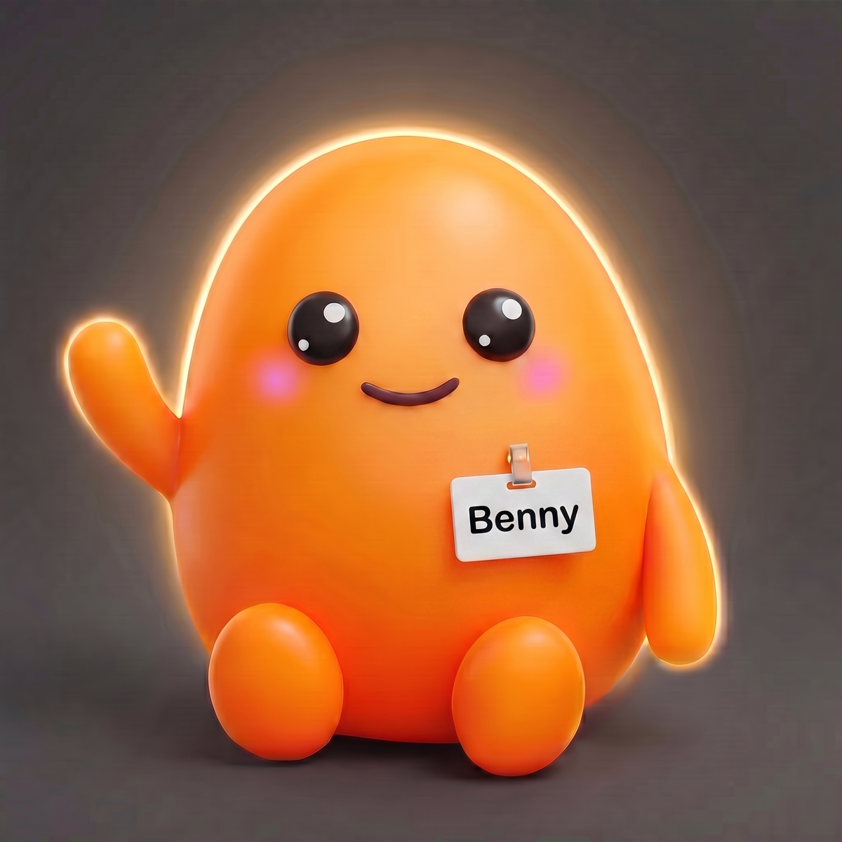 Benny waving