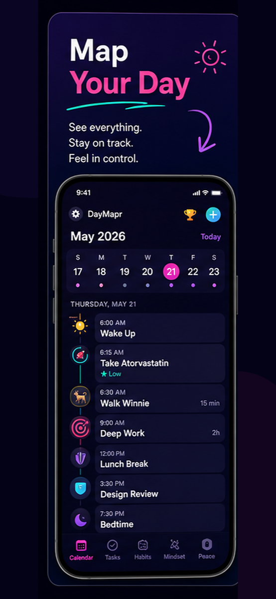 Map your day promo panel